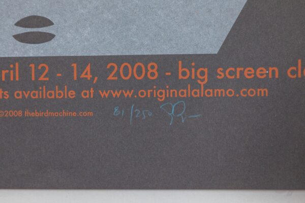 2001: A Space Odyssey Alamo Drafthouse Screen Print Poster 2008
