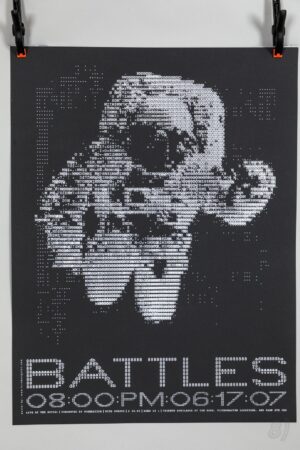 ASCII Art Skull Gig Poster – Live at The Social 06/17/07
