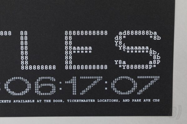 ASCII Art Skull Gig Poster Live at The Social 06/17/07 ASCII Art Skull Gig Poster – Live at The Social 06/17/07