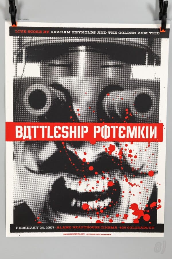 Battleship Potemkin 2007 Alamo Drafthouse Live Score Screenprint Poster