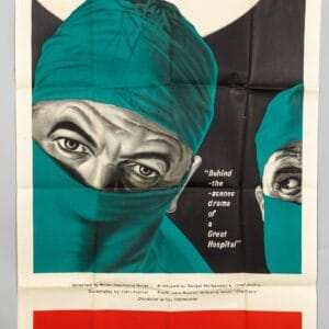 Behind The Scenes Drama Of A Great Hospital Vintage Film Poster