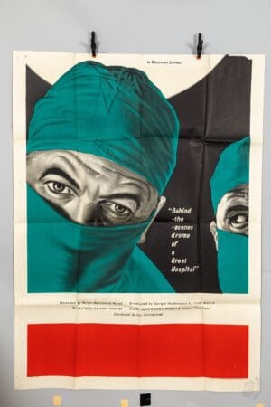 Behind The Scenes Drama Of A Great Hospital Vintage Film Poster