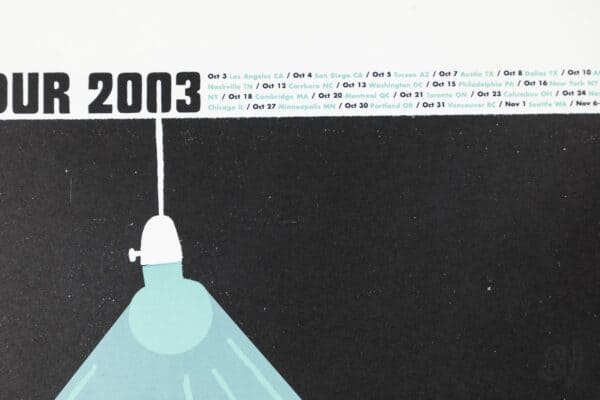 Beulah Fall Tour 2003 Original Screenprint Gig Poster
