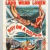 Boy on a Dolphin 1957 Original Egyptian Movie Poster Sophia Lore Boy on a Dolphin 1957 Original Egyptian Movie Poster Sophia Loren
