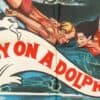Boy on a Dolphin 1957 Original Egyptian Movie Poster Sophia Lore Boy on a Dolphin 1957 Original Egyptian Movie Poster Sophia Loren
