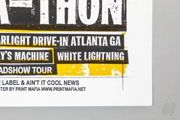 Burt-A-Thon 2007 Rolling Roadshow Screenprint Poster Print Mafia