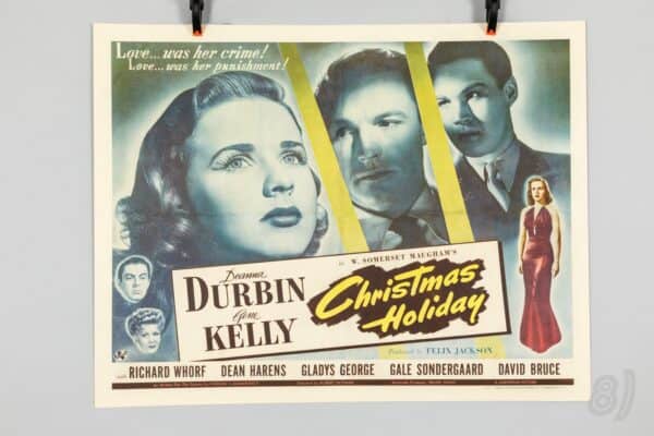 Christmas Holiday 1944 Original Film Poster Deanna Durbin Gene Kelly
