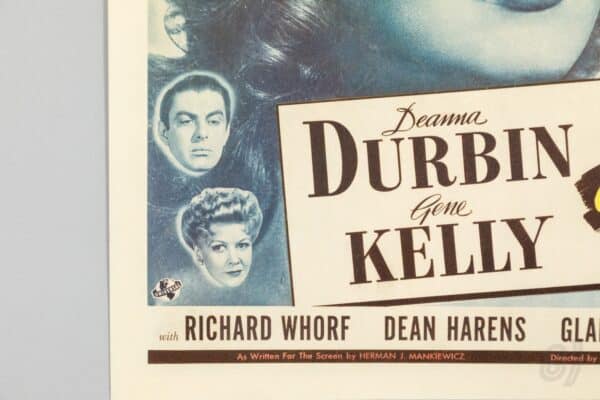 Christmas Holiday 1944 Original Film Poster Deanna Durbin Gene K Christmas Holiday 1944 Original Film Poster Deanna Durbin Gene Kelly