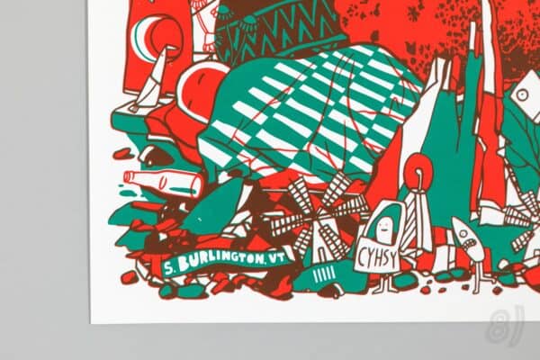 Clap Your Hands Say Yeah & Elvis Perkins Gig Poster April 12 S. Clap Your Hands Say Yeah & Elvis Perkins Gig Poster April 12 S. Burlington VT