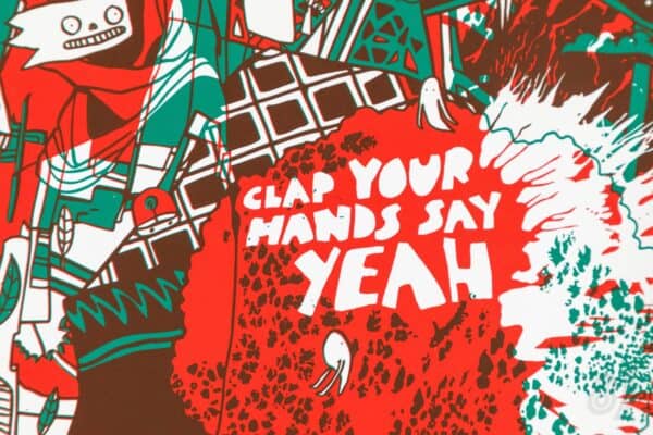 Clap Your Hands Say Yeah & Elvis Perkins Gig Poster April 12 S. Clap Your Hands Say Yeah & Elvis Perkins Gig Poster April 12 S. Burlington VT
