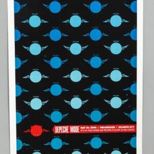 Depeche Mode 2006 Gig Poster – The Borgata Atlantic City Todd Slater