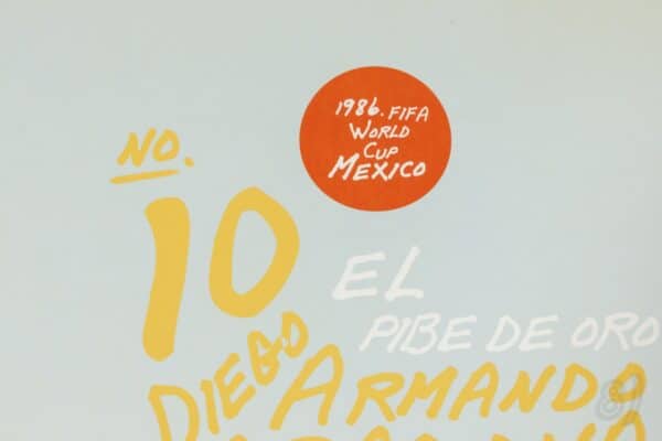 Diego Maradona 1986 FIFA World Cup Mexico Limited Edition Print Diego Maradona 1986 FIFA World Cup Mexico Limited Edition Print 27/50