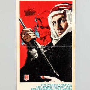 Exodus (1960) Italian Locandina Film Poster – Paul Newman Otto Preminger