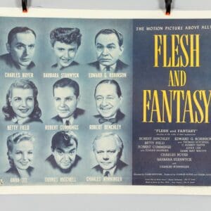 Flesh and Fantasy 1943 Original Universal Pictures Movie Poster
