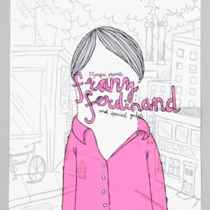 Franz Ferdinand Showbox Seattle Gig Poster 2006 Anniversary Edition