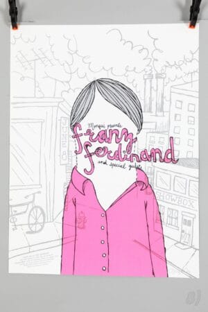 Franz Ferdinand Showbox Seattle Gig Poster 2006 Anniversary Edition