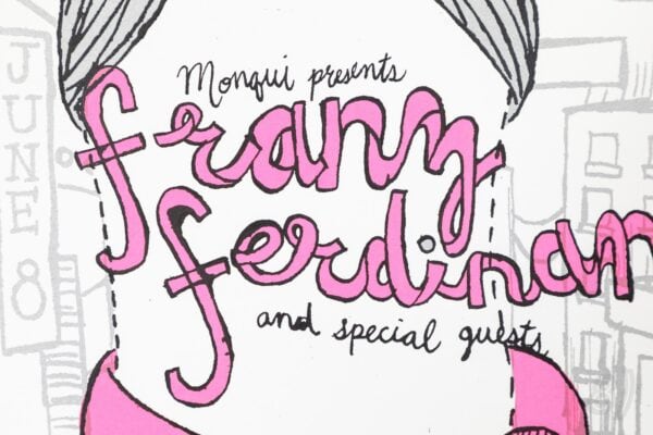 Franz Ferdinand Showbox Seattle Gig Poster 2006 Anniversary Edit Franz Ferdinand Showbox Seattle Gig Poster 2006 Anniversary Edition