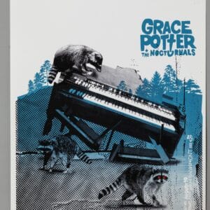 Grace Potter & The Nocturnals Gig Poster August 19 Burlington VT