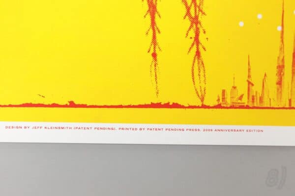 Interpol Paramount Theatre 2004 Gig Poster Jeff Kleinsmith 2006 Anniversary Ed