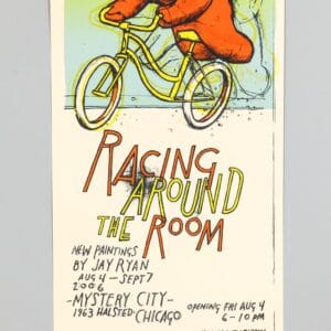 Jay Ryan 'Racing Around the Room' 2006 Signed Screenprint Poster