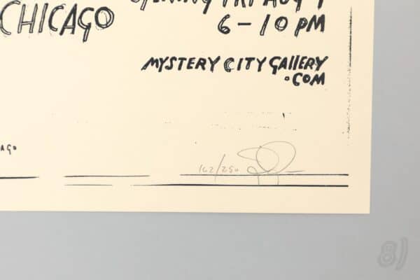 Jay Ryan 'Racing Around the Room' 2006 Signed Screenprint Poster Jay Ryan 'Racing Around the Room' 2006 Signed Screenprint Poster