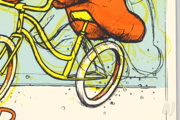 Jay Ryan 'Racing Around the Room' 2006 Signed Screenprint Poster Jay Ryan 'Racing Around the Room' 2006 Signed Screenprint Poster