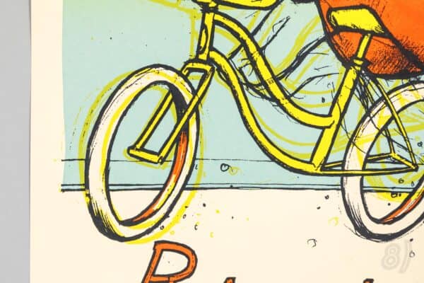 Jay Ryan 'Racing Around the Room' 2006 Signed Screenprint Poster Jay Ryan 'Racing Around the Room' 2006 Signed Screenprint Poster