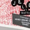 Jello Biafra Gig Poster Higher Ground Vermont Feb 25 2007