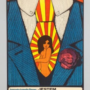 Jestem Niewiernym Mężem 1970 Polish Film Poster Jean Aurel Comedy