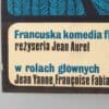 Jestem Niewiernym Mężem 1970 Polish Film Poster Jean Aurel Comedy