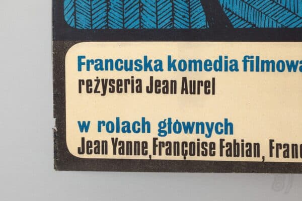Jestem Niewiernym Mężem 1970 Polish Film Poster Jean Aurel Comedy