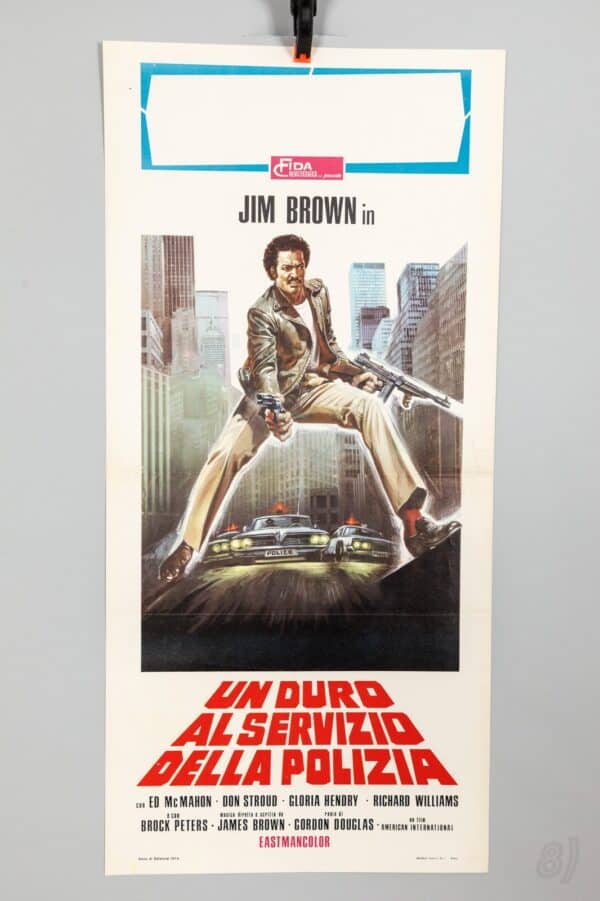 Jim Brown 'Un Duro al Servizio della Polizia' Italian Locandina Poster