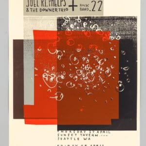 Joel R.L. Phelps & The Downer Trio + Rock Band 22 Gig Poster