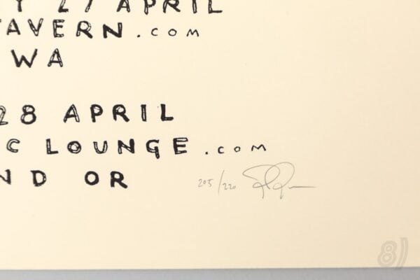 Joel R.L. Phelps & The Downer Trio + Rock Band 22 Gig Poster