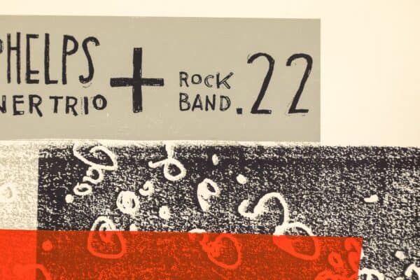 Joel R.L. Phelps & The Downer Trio + Rock Band 22 Gig Poster