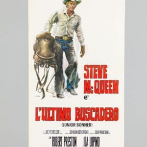 Junior Bonner 1972 Italian Locandina Steve McQueen Sam Peckinpah