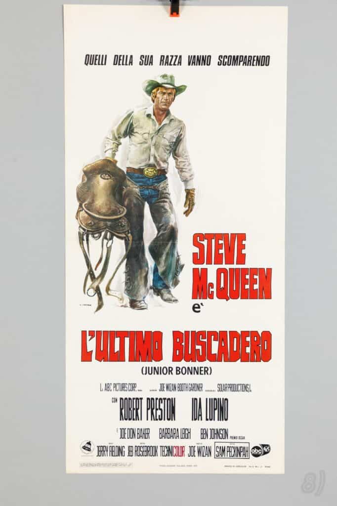 Junior Bonner 1972 Italian Locandina Steve McQueen Sam Peckinpah