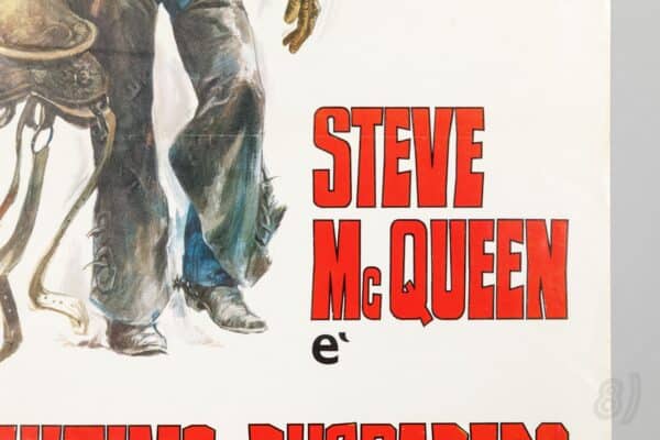 Junior Bonner 1972 Italian Locandina Steve McQueen Sam Peckinpah