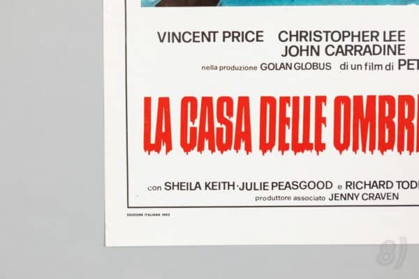 La Casa Delle Ombre Lunghe 1983 Italian Locandina Movie Poster