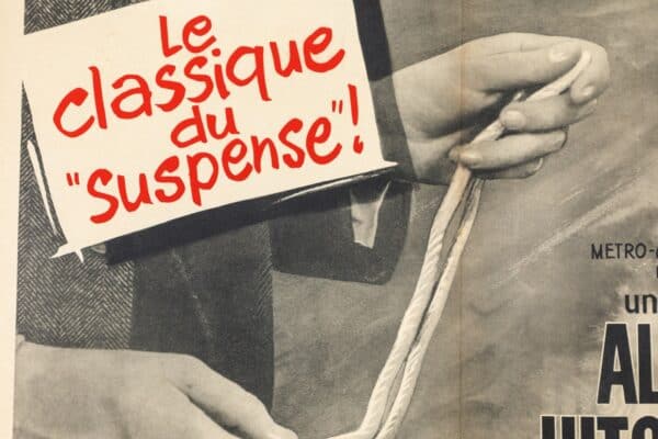 La Corde Alfred Hitchcock French Film Poster, Rope (1948) La Corde – Alfred Hitchcock French Film Poster, Rope (1948)
