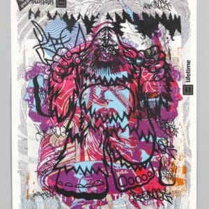 Lifetime 'pursuit' Fall 2007 Tour Gig Poster Burlington VT Signed