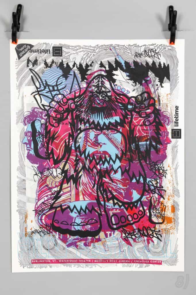 Lifetime 'pursuit' Fall 2007 Tour Gig Poster Burlington VT Signed