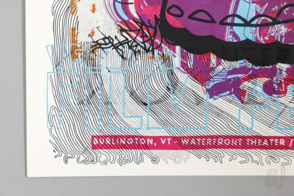 Lifetime 'pursuit' Fall 2007 Tour Gig Poster Burlington VT Signed
