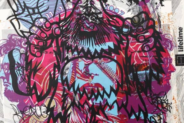 Lifetime 'pursuit' Fall 2007 Tour Gig Poster Burlington VT Signed