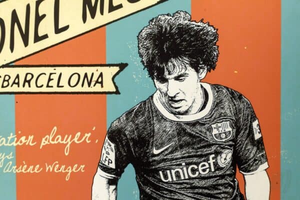 Lionel Messi FC Barcelona Limited Edition Screen Print #16/50 Lionel Messi FC Barcelona Limited Edition Screen Print #16/50