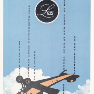 Low Band 1998 Gig Poster – Figurehead Presents, Go Lounge, April 14