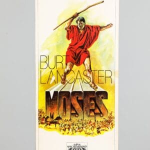 Moses (1975) Burt Lancaster Original US Insert Movie Poster