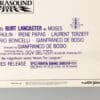 Moses (1975) Burt Lancaster Original US Insert Movie Poster Moses (1975) Burt Lancaster Original US Insert Movie Poster