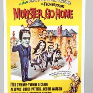 Munster Go Home 1966 Original Movie Poster Technicolor Universal