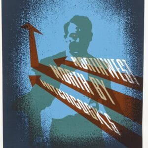 North By Northwest 2007 Rolling Roadshow Screenprint Poster Jeff Kleinsmith
